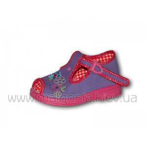 Тапочки для девочки (р.18-27) DZ-1827S-02