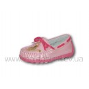 Мокасины для девочки (р.22-27) dm-2227-P