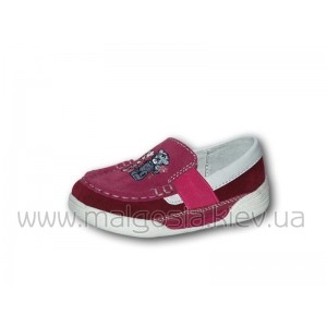 Мокасины из натуральной кожи (р.23-28) dm-2328Brd