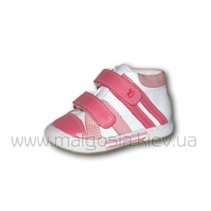 Кроссовки из натуральной кожи (р.20-25) dk-2025Pw-E