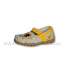 Бежевые мокасины для девочки (р.22-27) L-dm-2227P