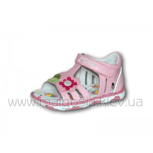 Открытые босоножки из натуральной кожи (р.21-26) L-dn-2126Po