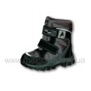Серо-черные термо-ботинки "B&G" (р. 28-33) ms-2833Grc-t