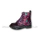 Фиолетовые ботинки с цветочным принтом (р.23-28) db-2328Fr